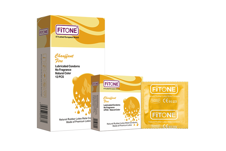 FITONE Chauffant Fire Kondome